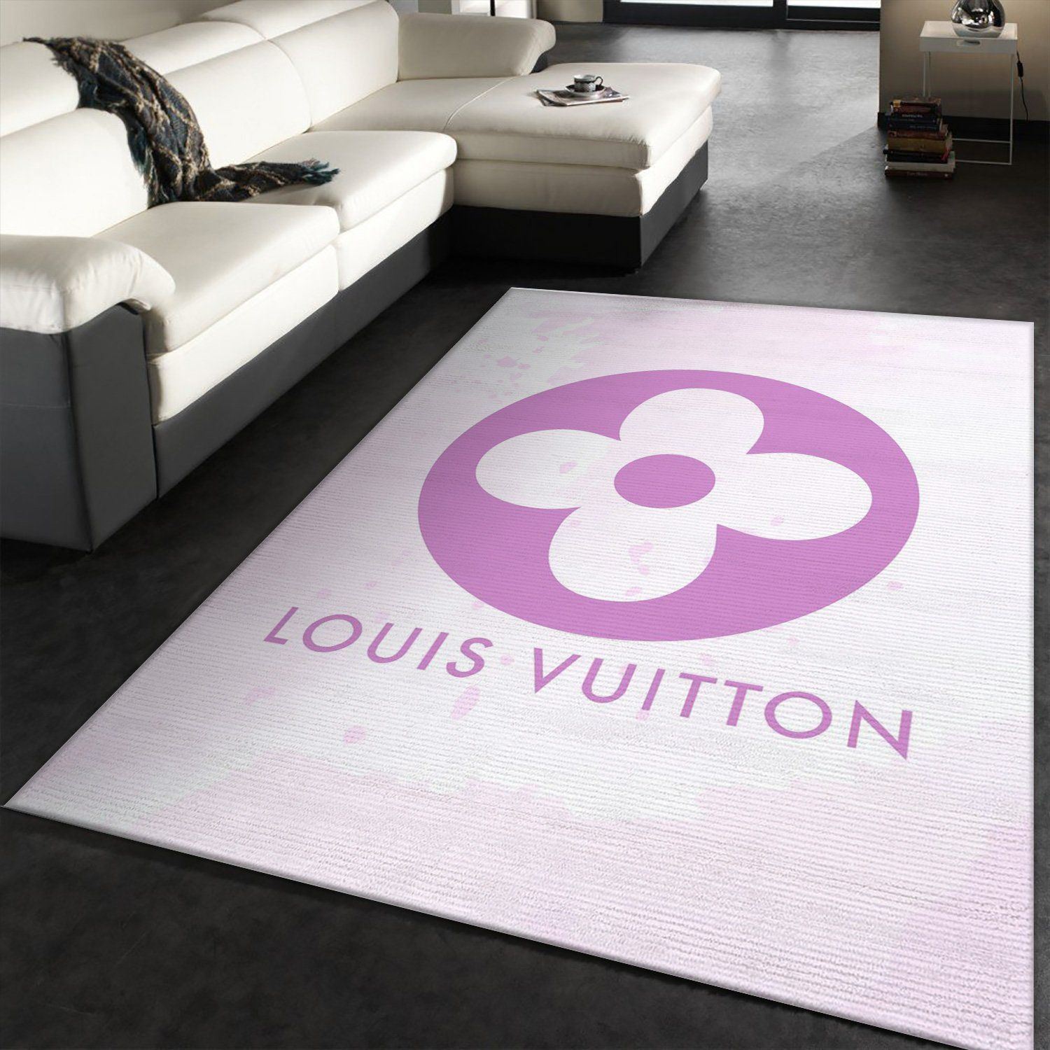 Louis vuitton area rug for gift bedroom rug us gift decor - large (5ft x  8ft) in 2023