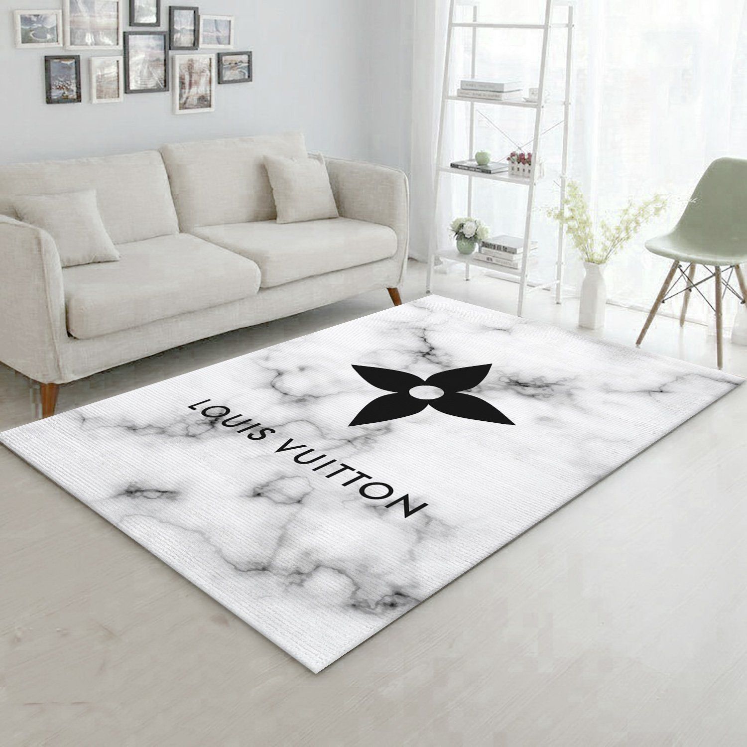 Louis Vuitton Fashion Brand Area Rug, Living Room Rug - US Decor
