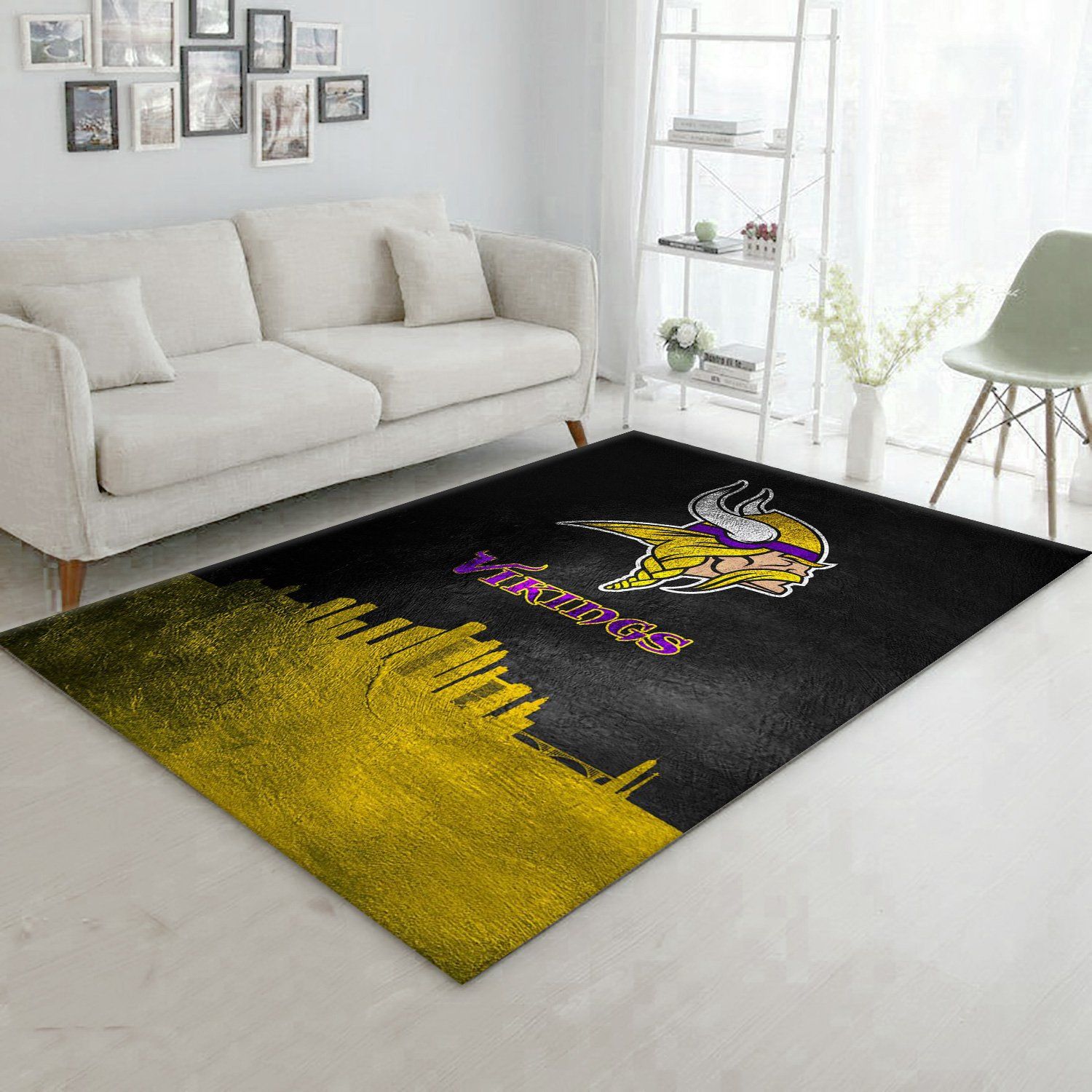 Minnesota Vikings Nfl Area Rug Bedroom Rug Home US Decor - Travels in  Translation