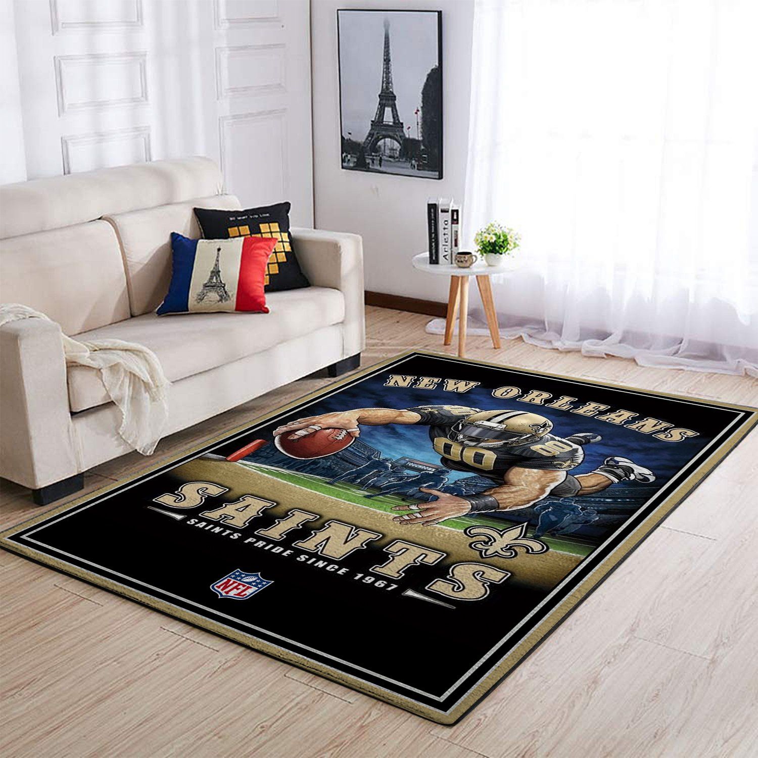 New Orleans Saints Nfl Team Pride Nice Gift Home Decor Rectangle Area Rug