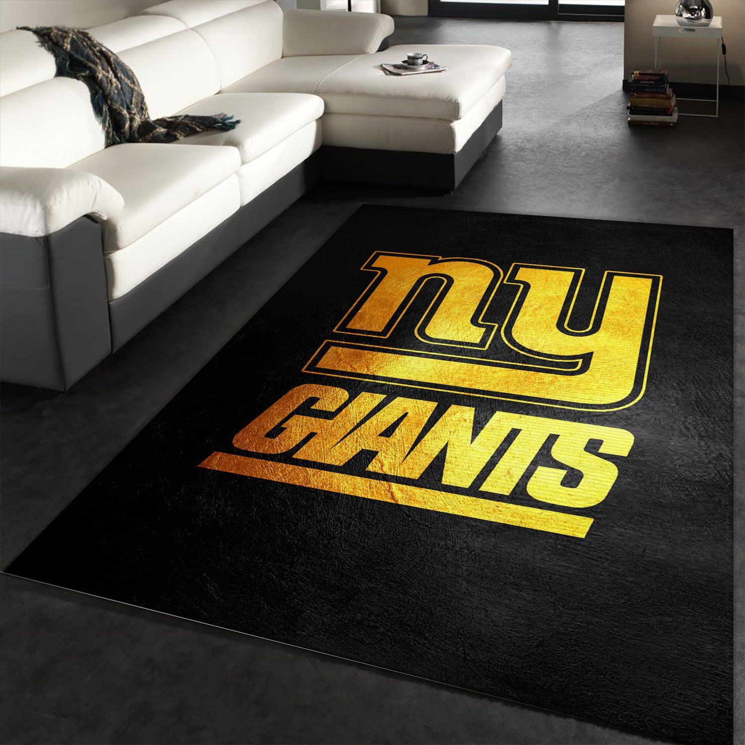 New York Giants NFL Team Logos Area Rug, Living Room Rug, US Gift Decor