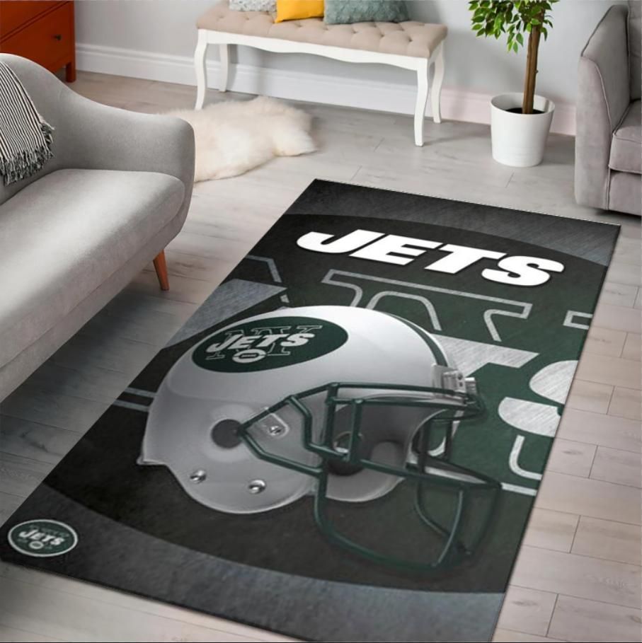 New York Jets Nfl Team Logo Snoopy Us Style Nice Gift Home Decor Rectangle  Area Rug - Travels in Translation