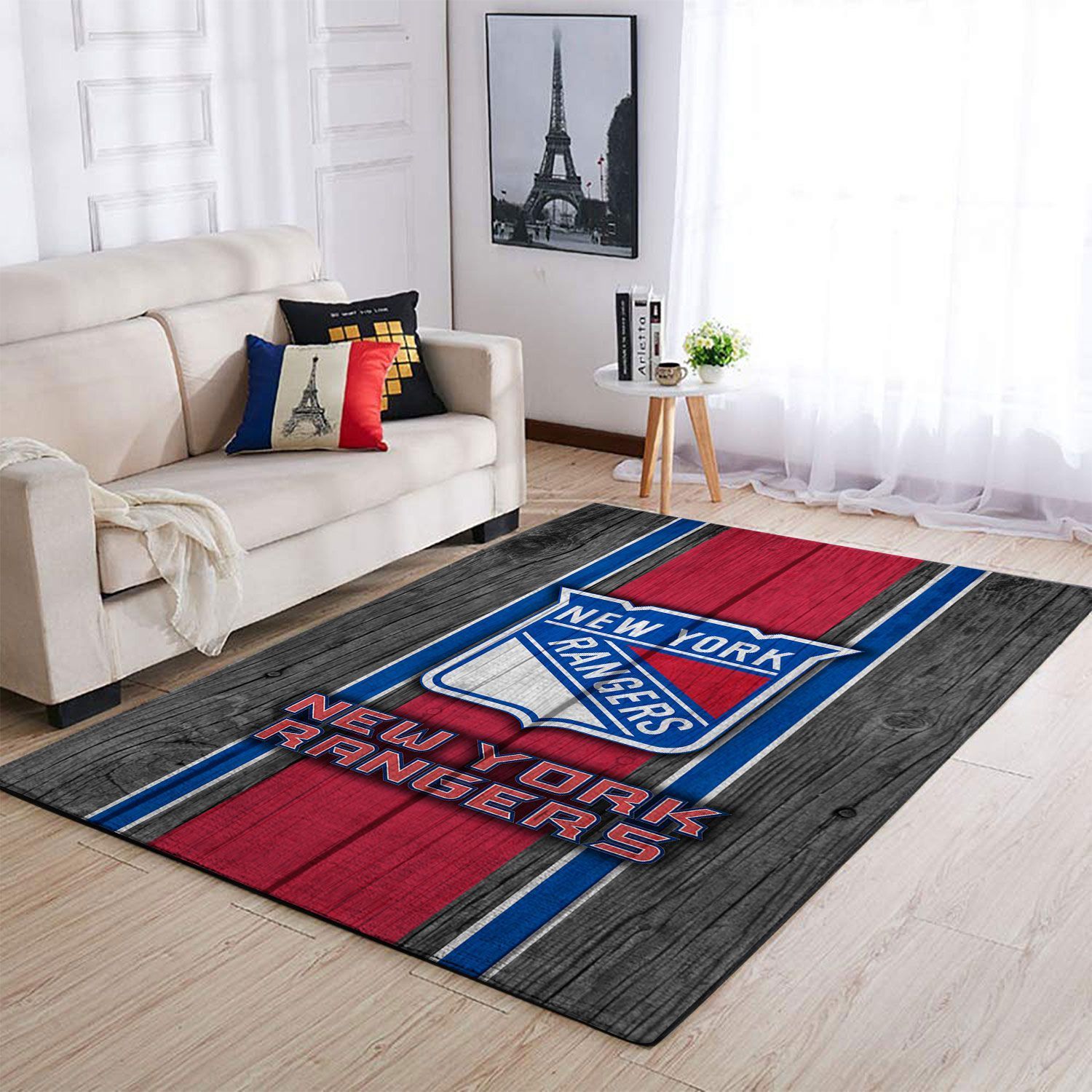 New York Rangers Nhl Team Logo Style Nice Gift Home Decor Rectangle Area Rug