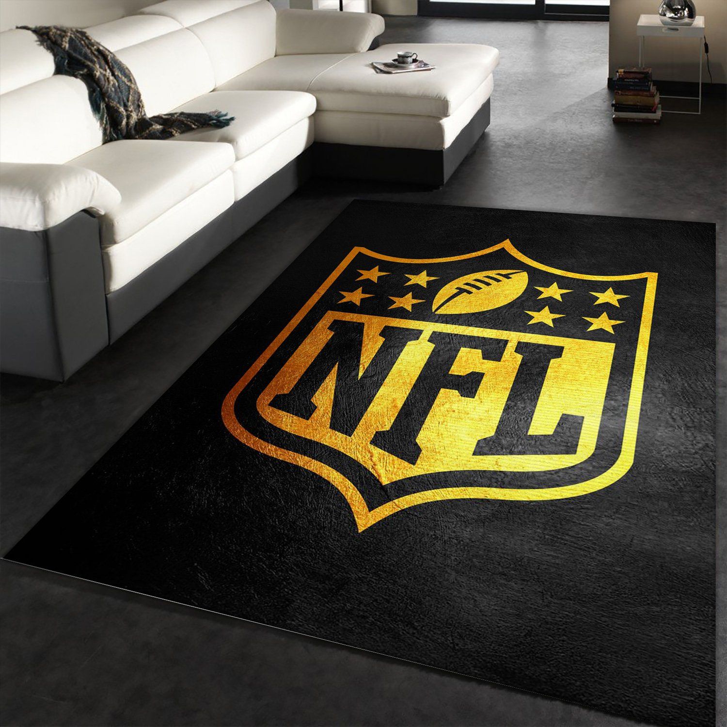 Area Rug with Washington Redskins sports team logo!