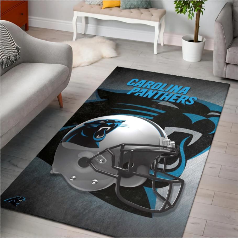 Nfl Football Carolina Panthers Home Decor Area Rug Rugs For Living Room Rug Home Decor