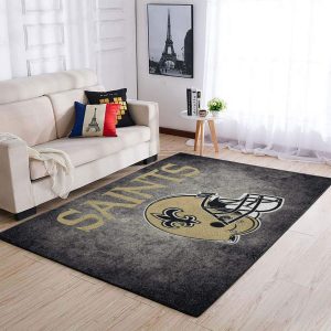 New Orleans Saints Nfl Team Logo Retro Style Nice Gift Home Decor Rectangle  Area Rug - Travels in Translation