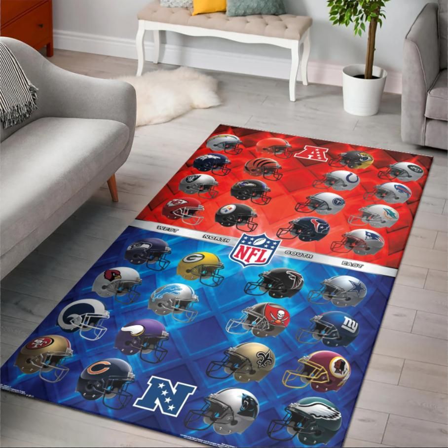 Nfl Team Area Rug Rugs For Living Room Rug Home Decor