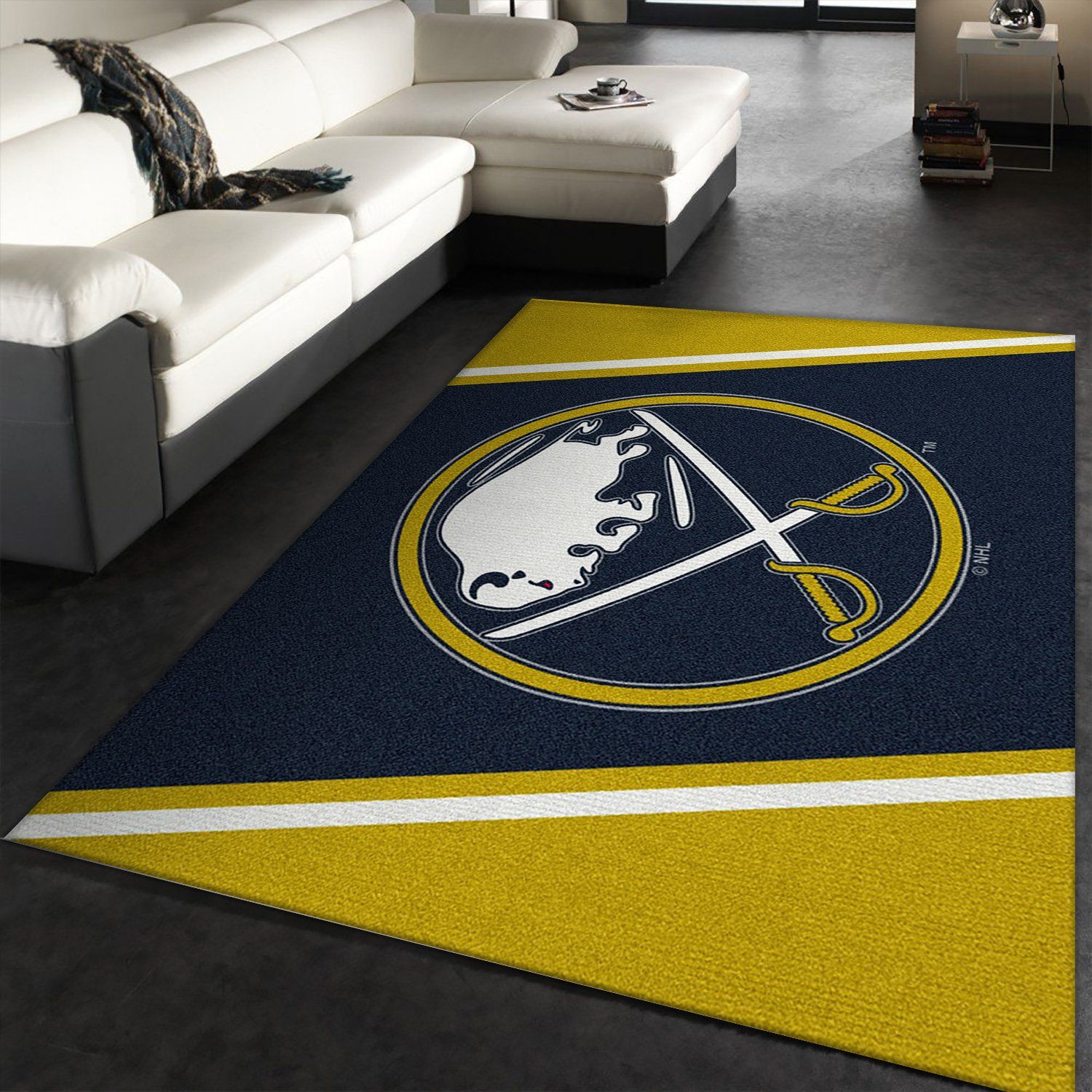 Nhl Spirit Buffalo Sabres Area Rug, Living Room Rug, Family Gift US Decor