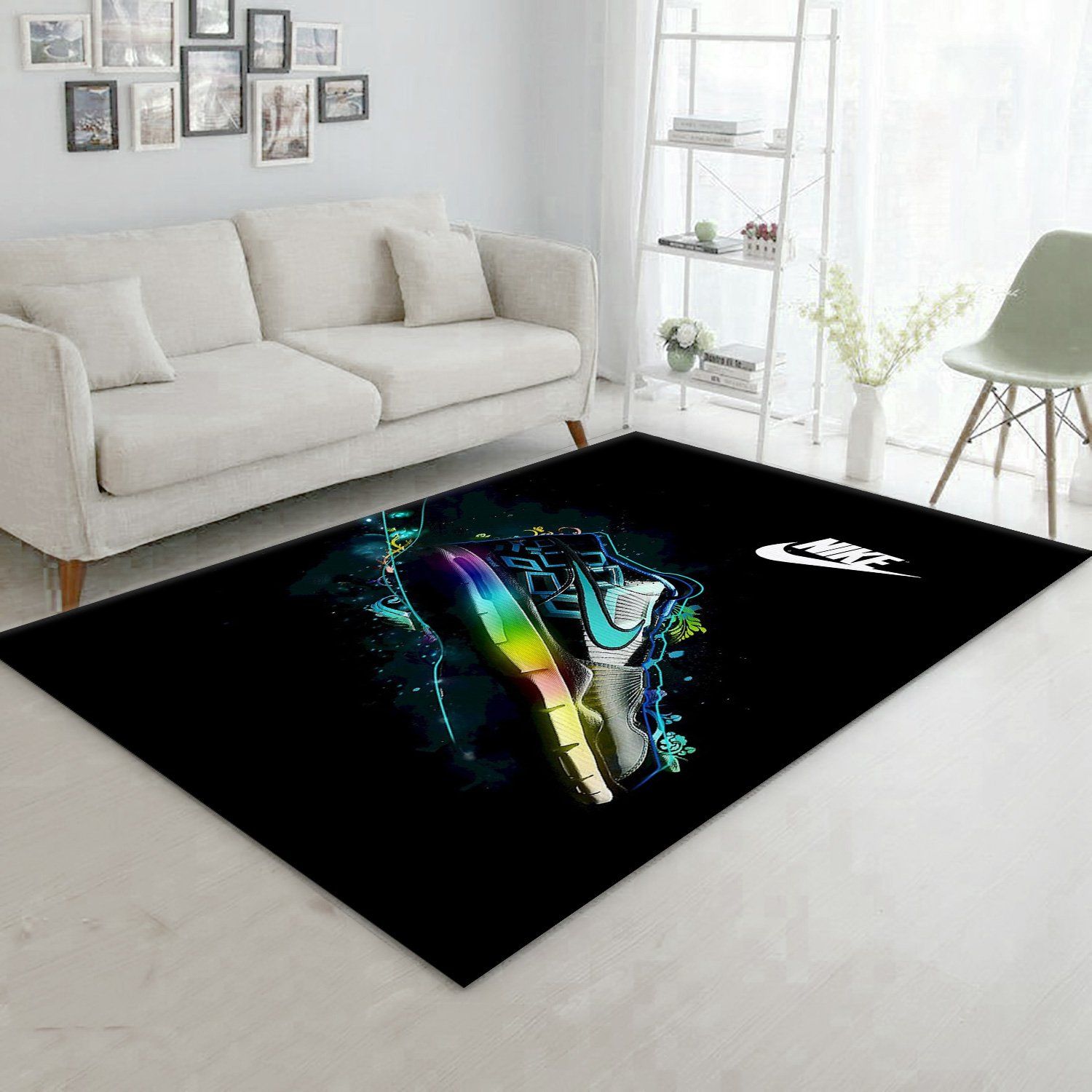 Nike Fashion Brand Area Rug For Christmas Bedroom Rug Christmas Gift US Decor