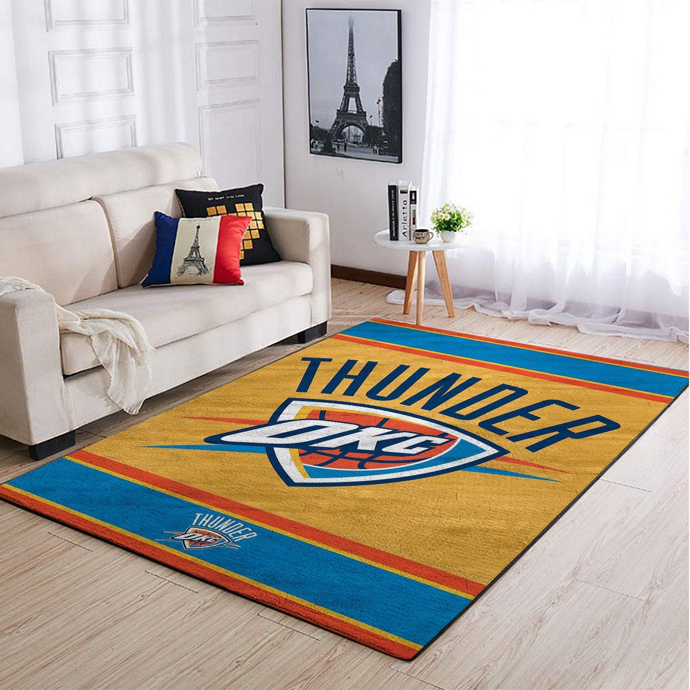 Oklahoma City Thunder Nba Team Logo Style Nice Gift Home Decor Rectangle Area Rug