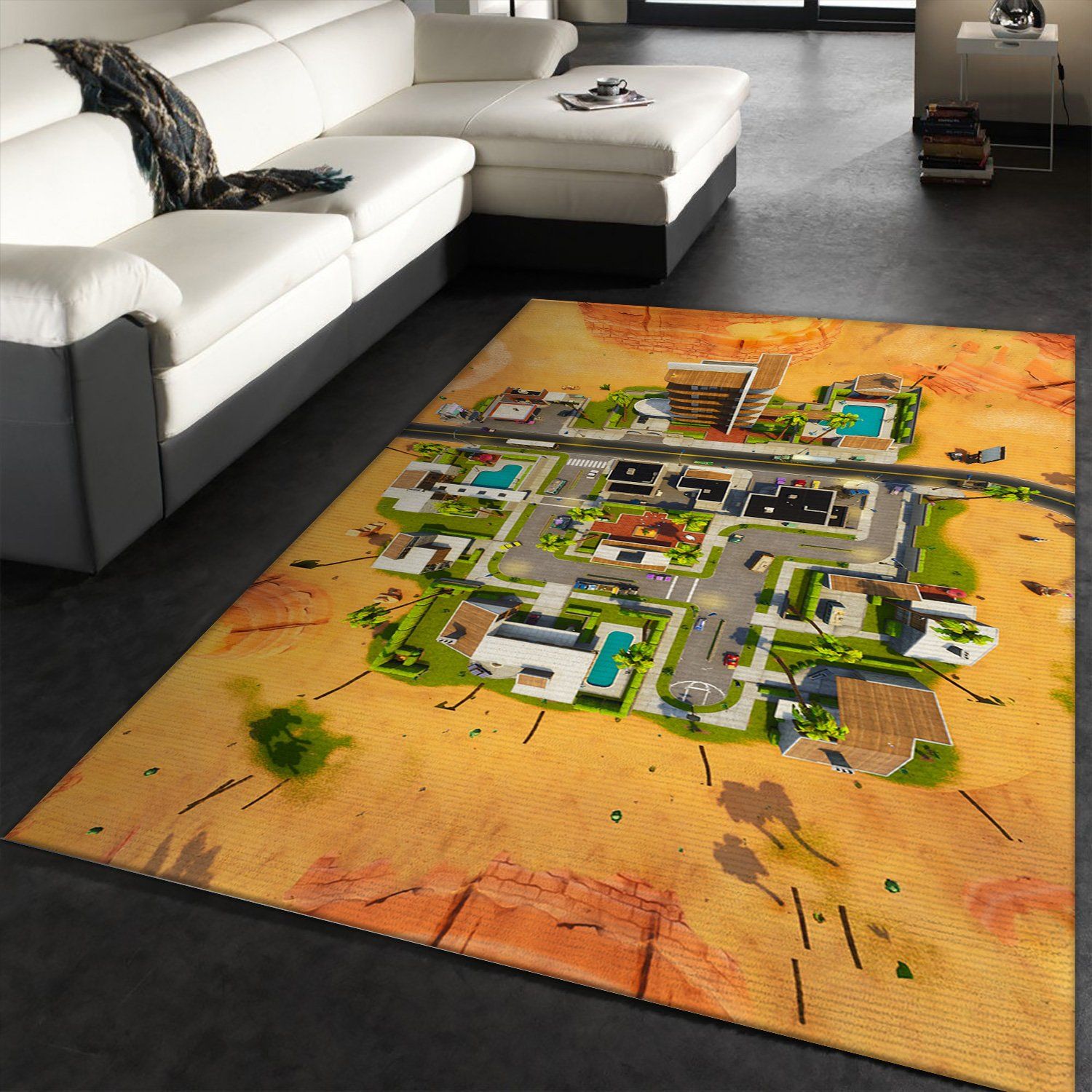 Paradise Birdseye Gaming Area Rug For Christmas Living Room Floor Decor Home Decor