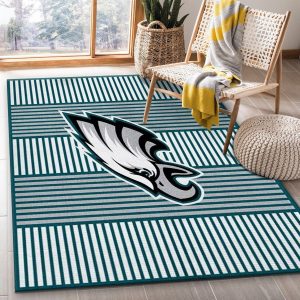 Philadelphia Eagles Rug Chrome