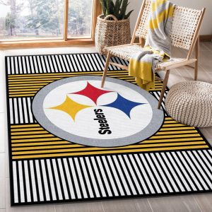 Pittsburgh Steelers Living Room Area No4688 Rug - Inktee