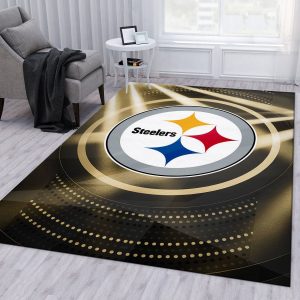 Pittsburgh steelers nfl living room rug nfl rug floor decor