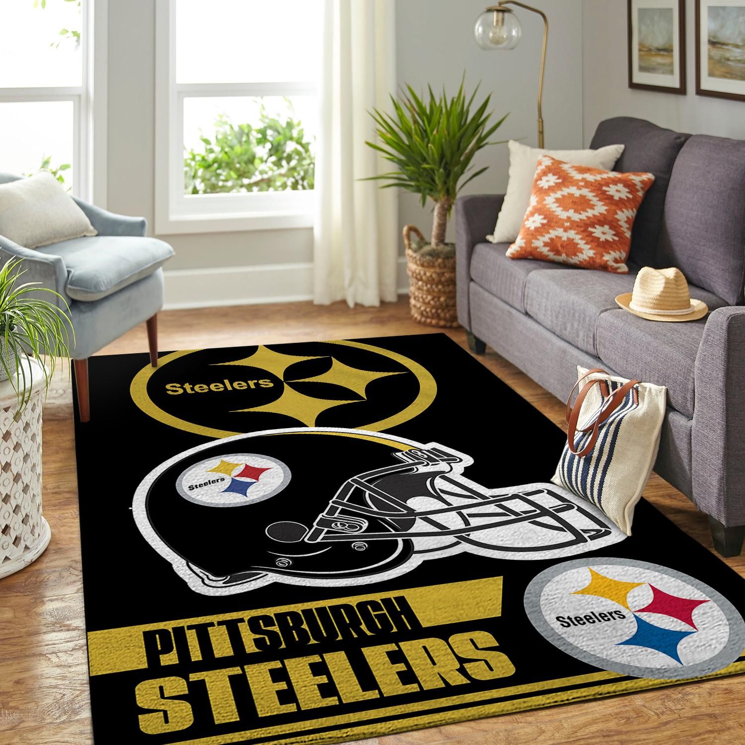 Pittsburgh Steelers NFL Team Helmet Nice Gift Home Decor Rectangle