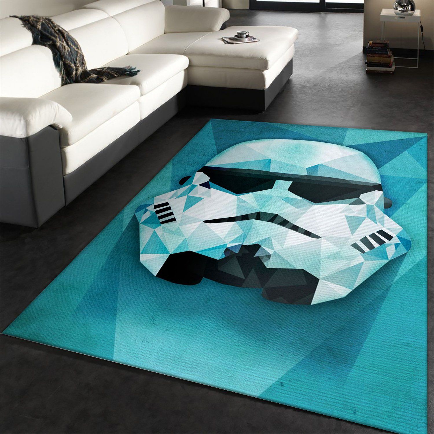 Polygonal Star War Area Rug Carpet, Living Room Rug, US Gift Decor