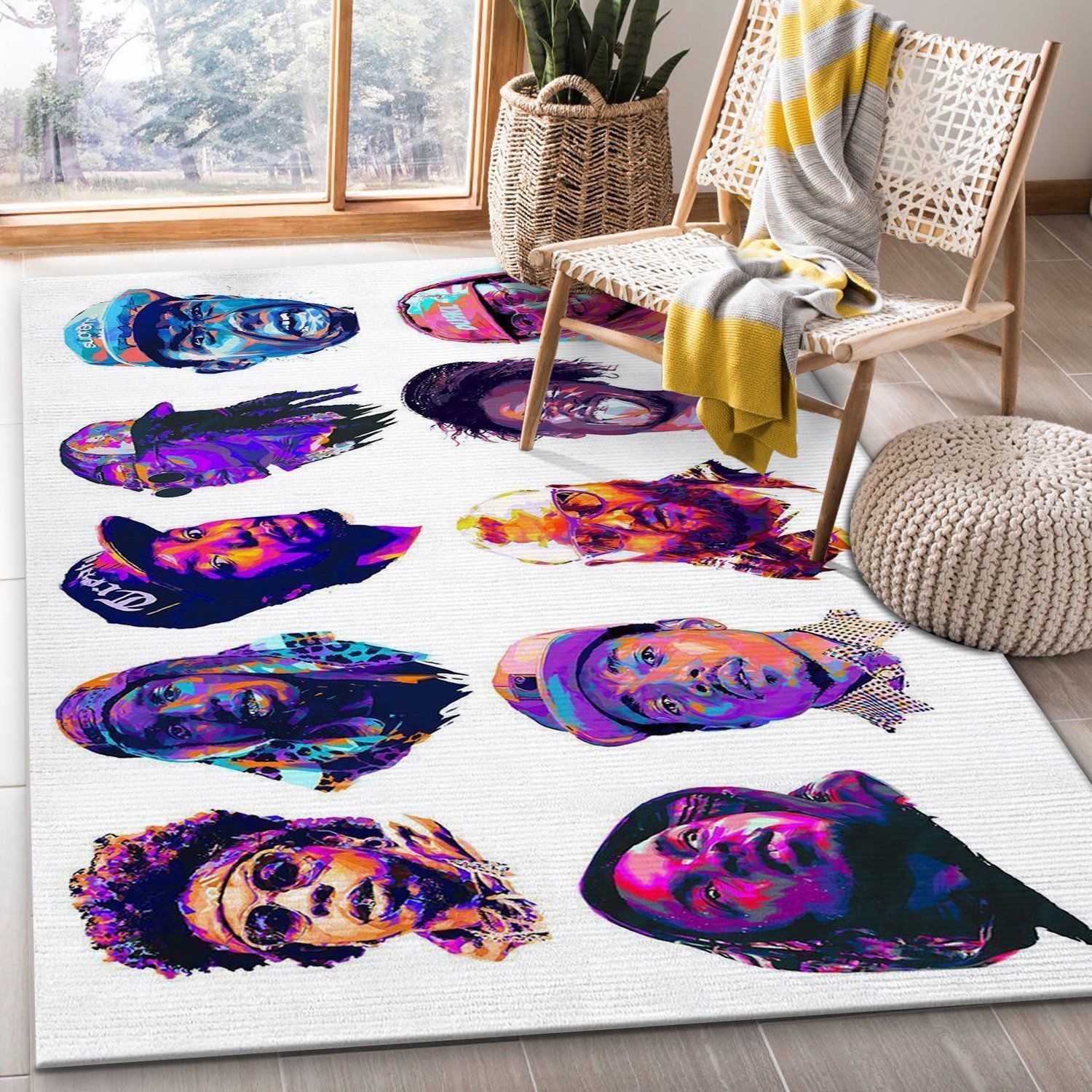 Rapper Ver1 Area Rug For Christmas Bedroom Rug US Gift Decor