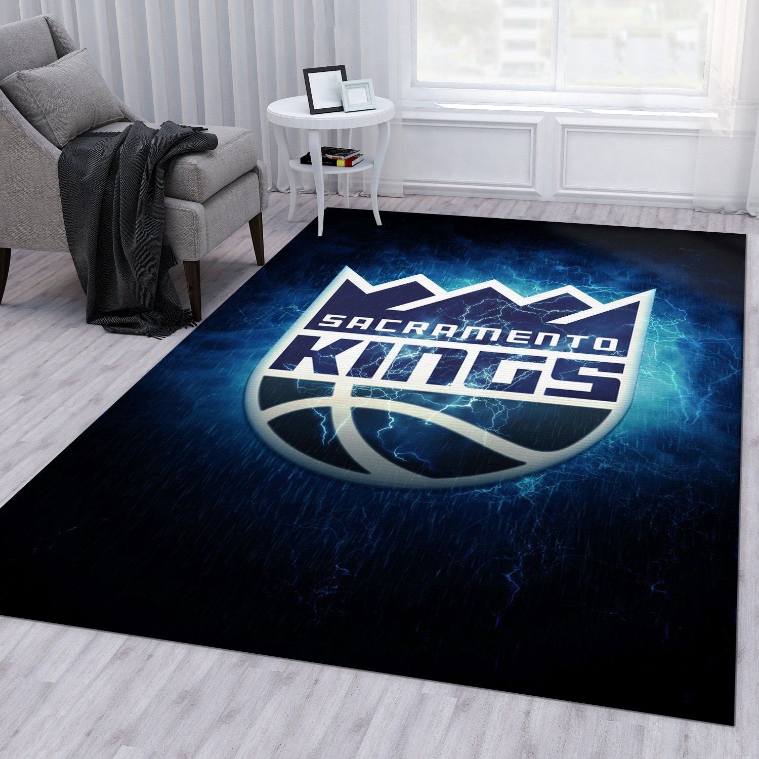 Sacramento Kings Nfl Area Rug For Christmas Living Room Rug Home US Decor