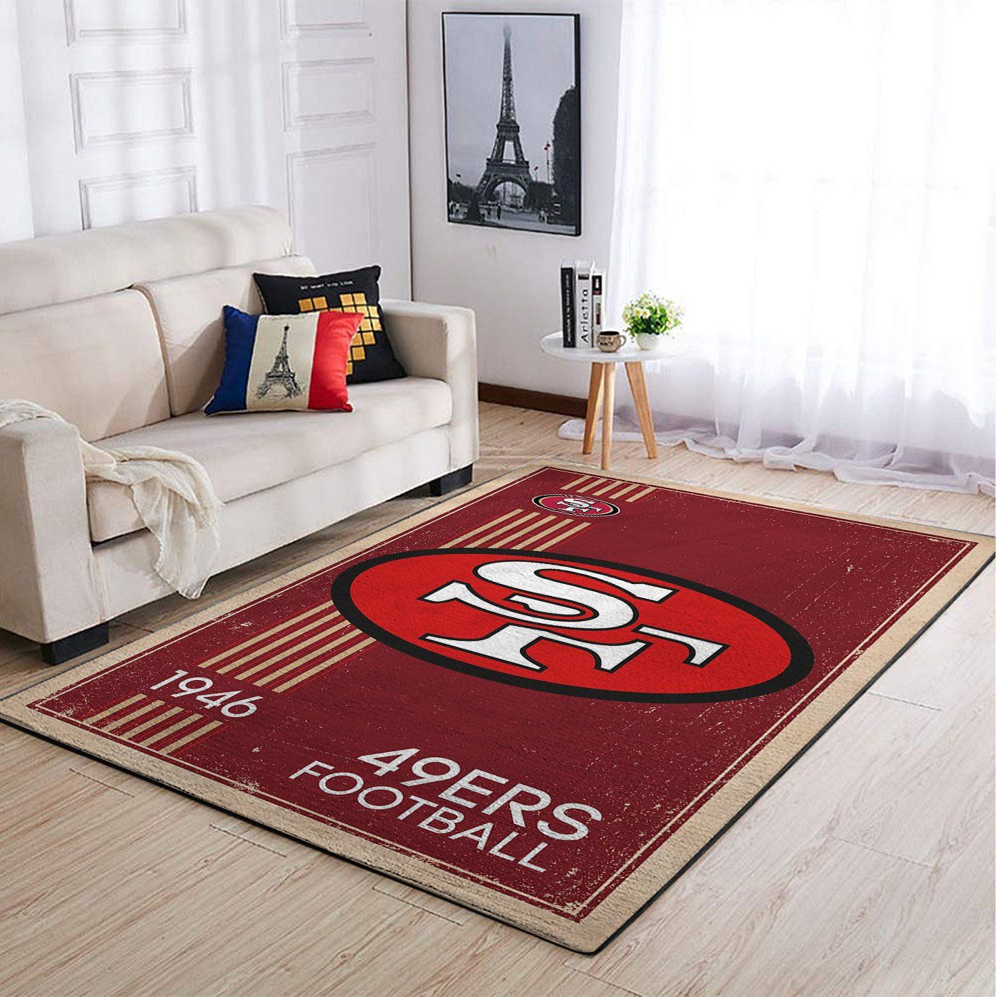 San Francisco 49ers Nfl Team Logo Retro Style Nice Gift Home Decor