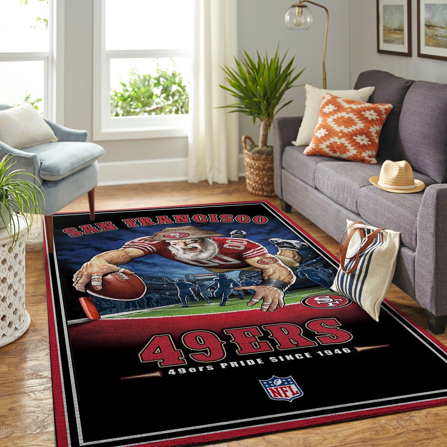 Tennessee Titans Nfl Team Pride Nice Gift Home Decor Rectangle Area Rug -  Peto Rugs