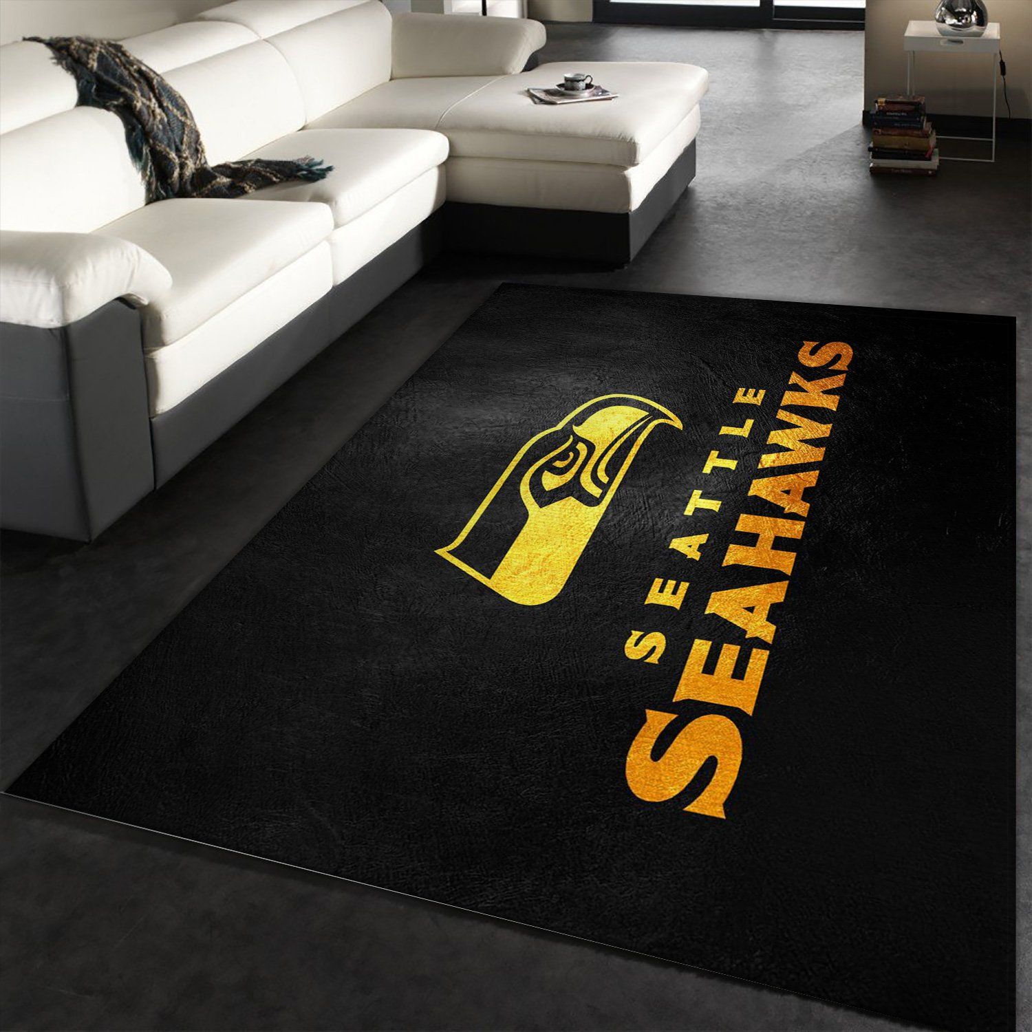 Seattle Seahawks NFL Area Rug For Christmas, Living room and bedroom Rug, Christmas Gift US Decor