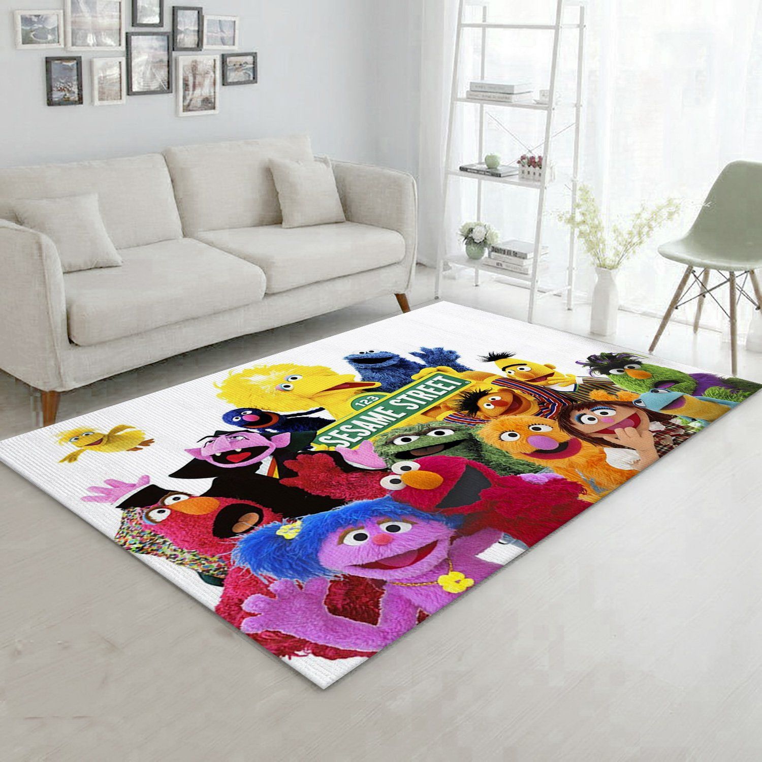 Sesame Street 3 Area Rug For Christmas Living Room Rug Christmas Gift US Decor