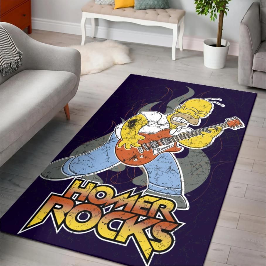 Simpsons Supreme Area Rug Bedroom Rug Home Decor Floor Decor