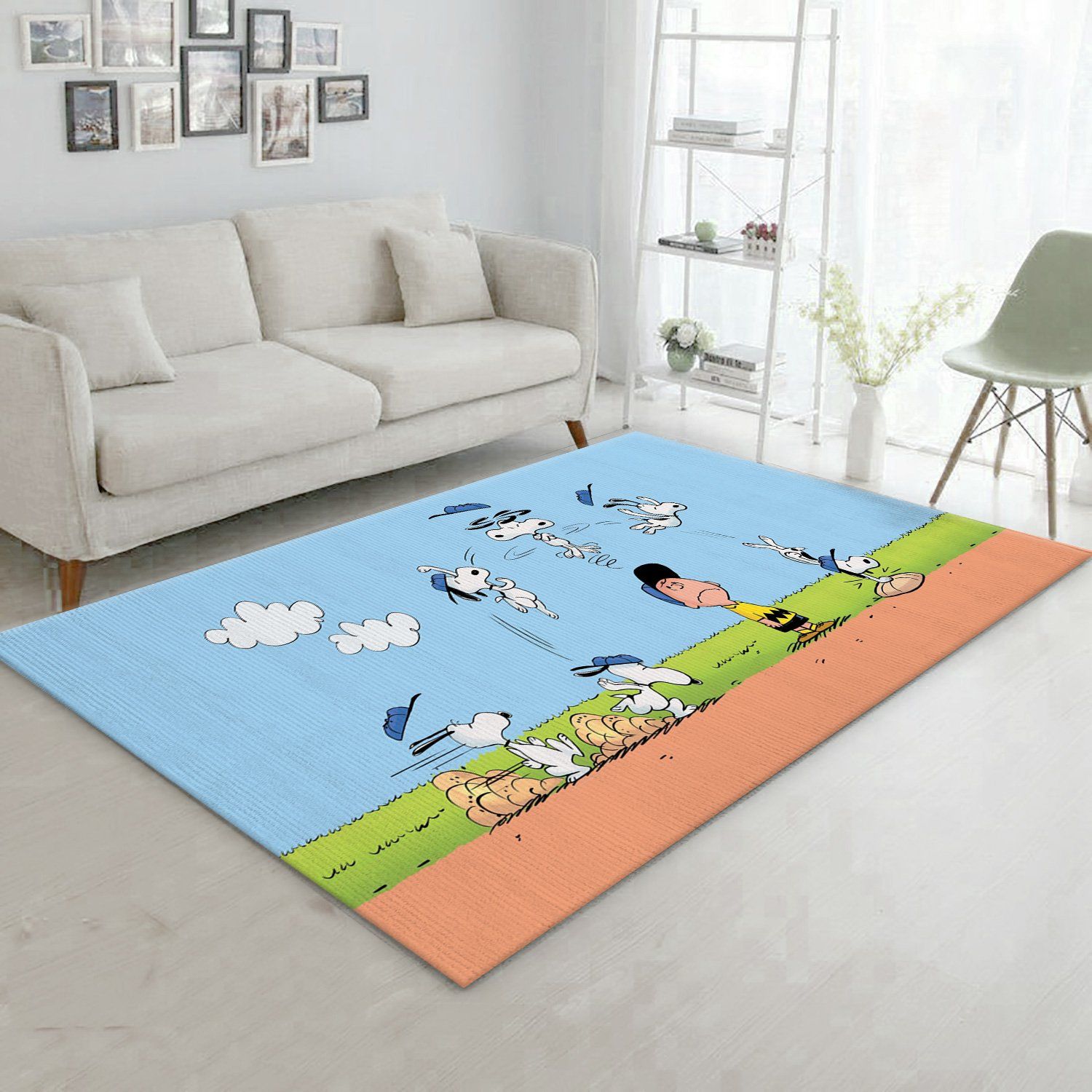 Snoopy Ver3 Rug Bedroom Rug Family Gift US Decor