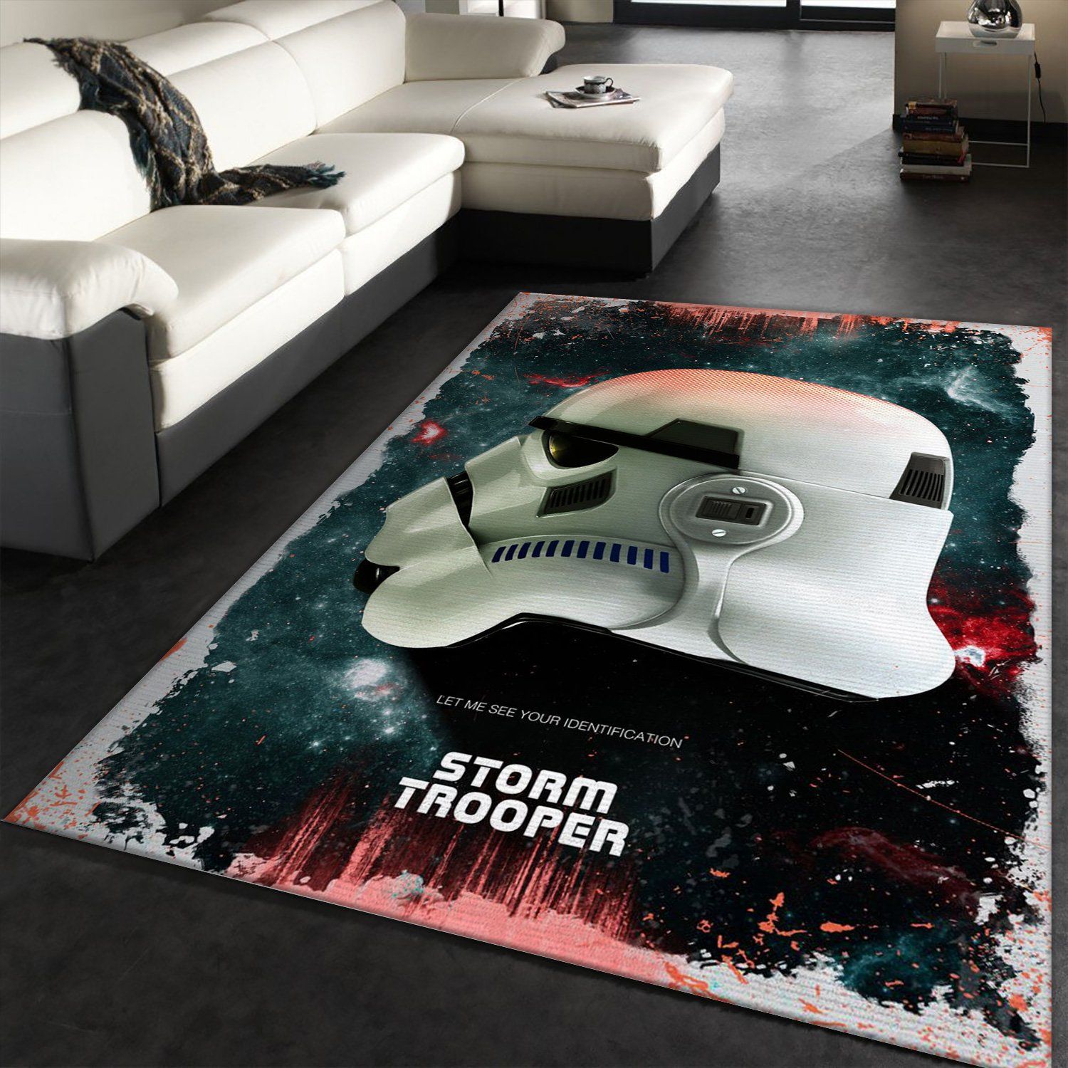 Storm Trooper Rug Star Wars Helmets Arts Rug US Gift Decor