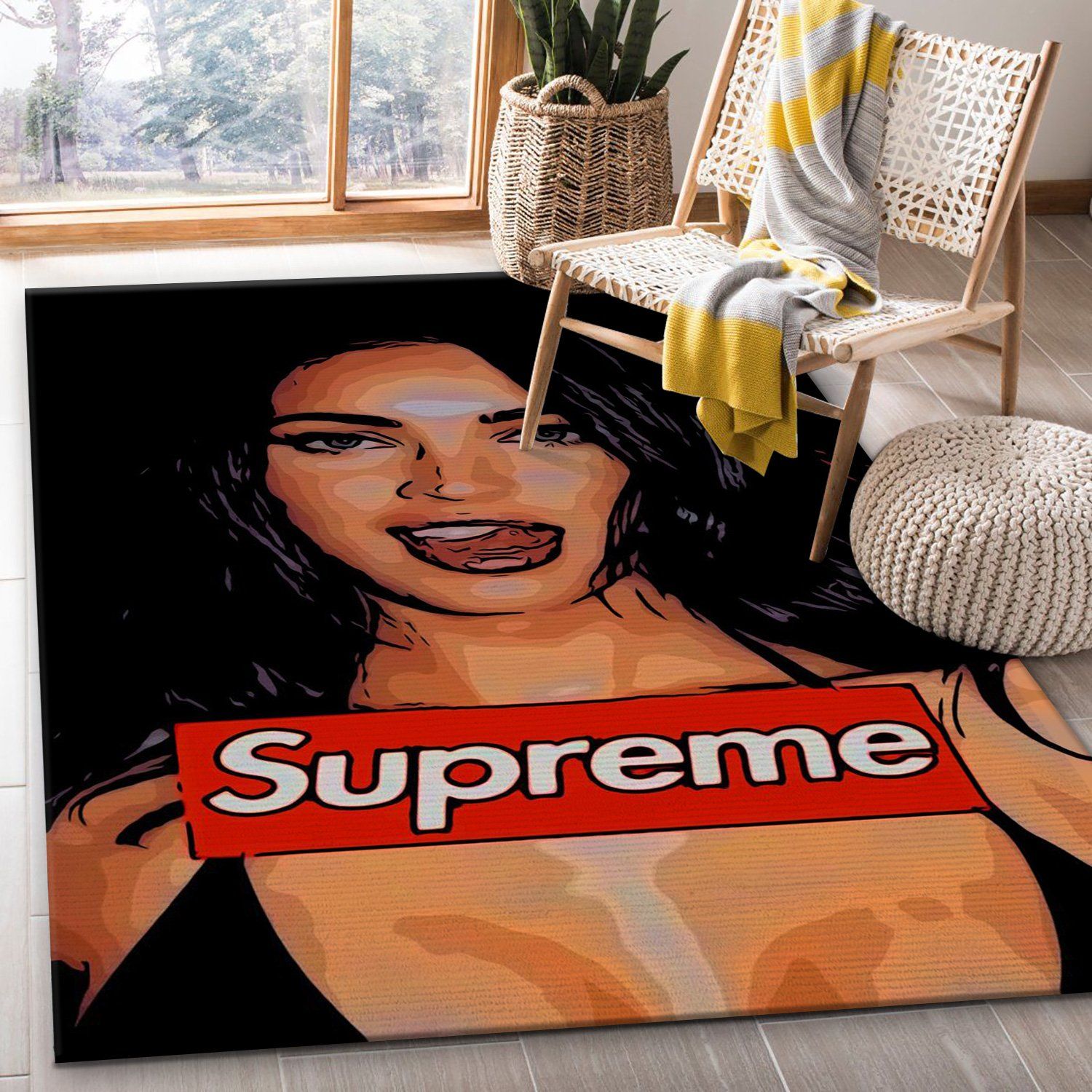 Supreme Area Rugs Fashion Brand Rug Christmas Gift US Decor