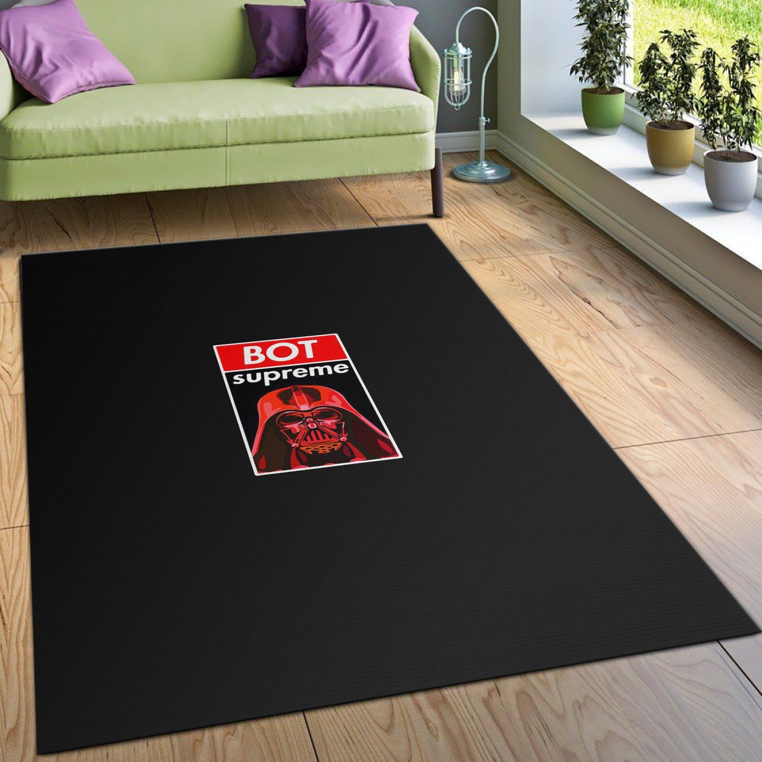 Supreme Bot Area Rug Living Room Rug Christmas Gift US Decor