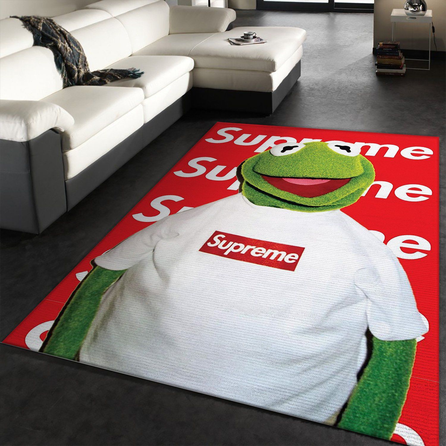 Supreme Kermit The Frog Area Rugs Living Room Rug Christmas Gift US Decor