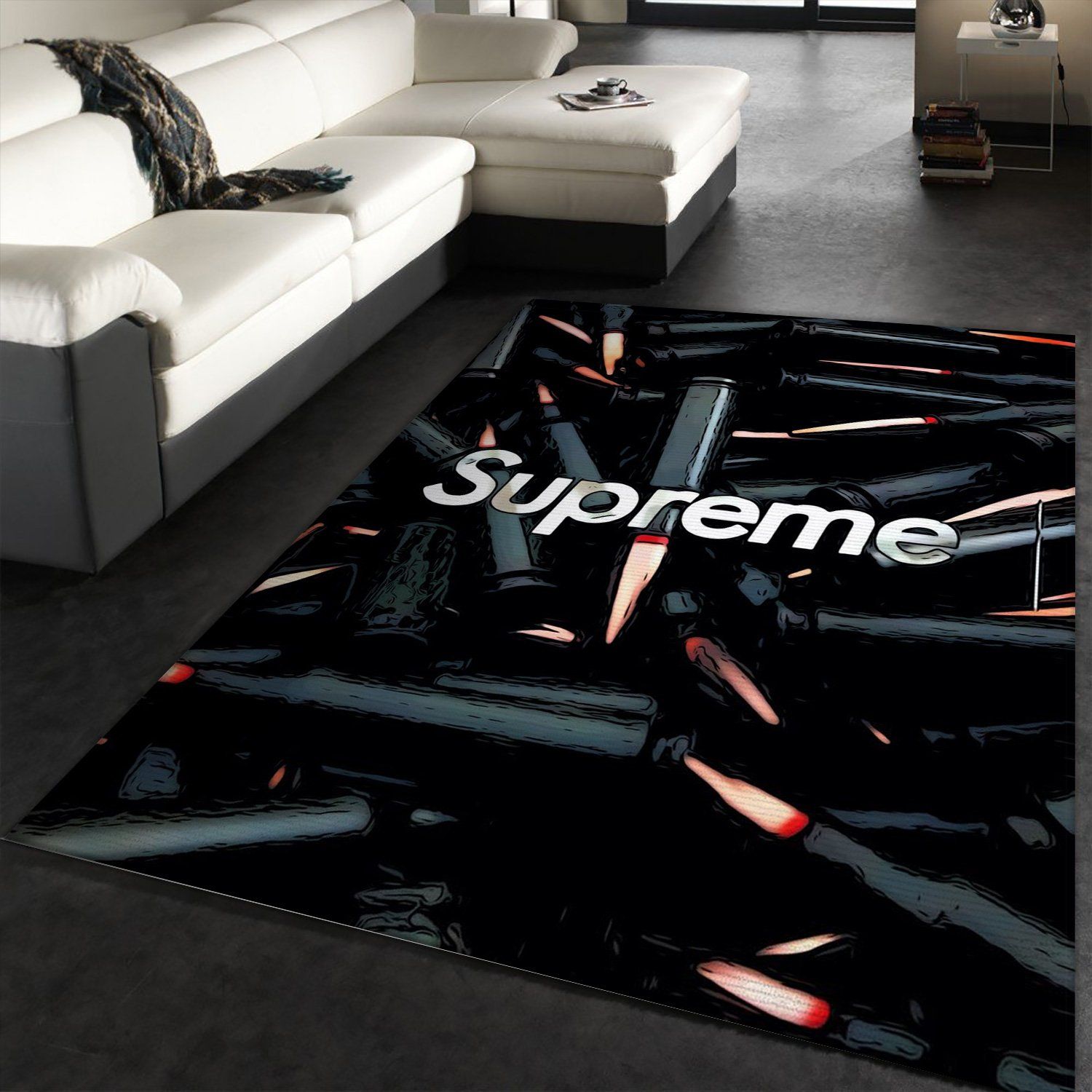 Supreme Rug Fashion Brand Rug Christmas Gift US Decor