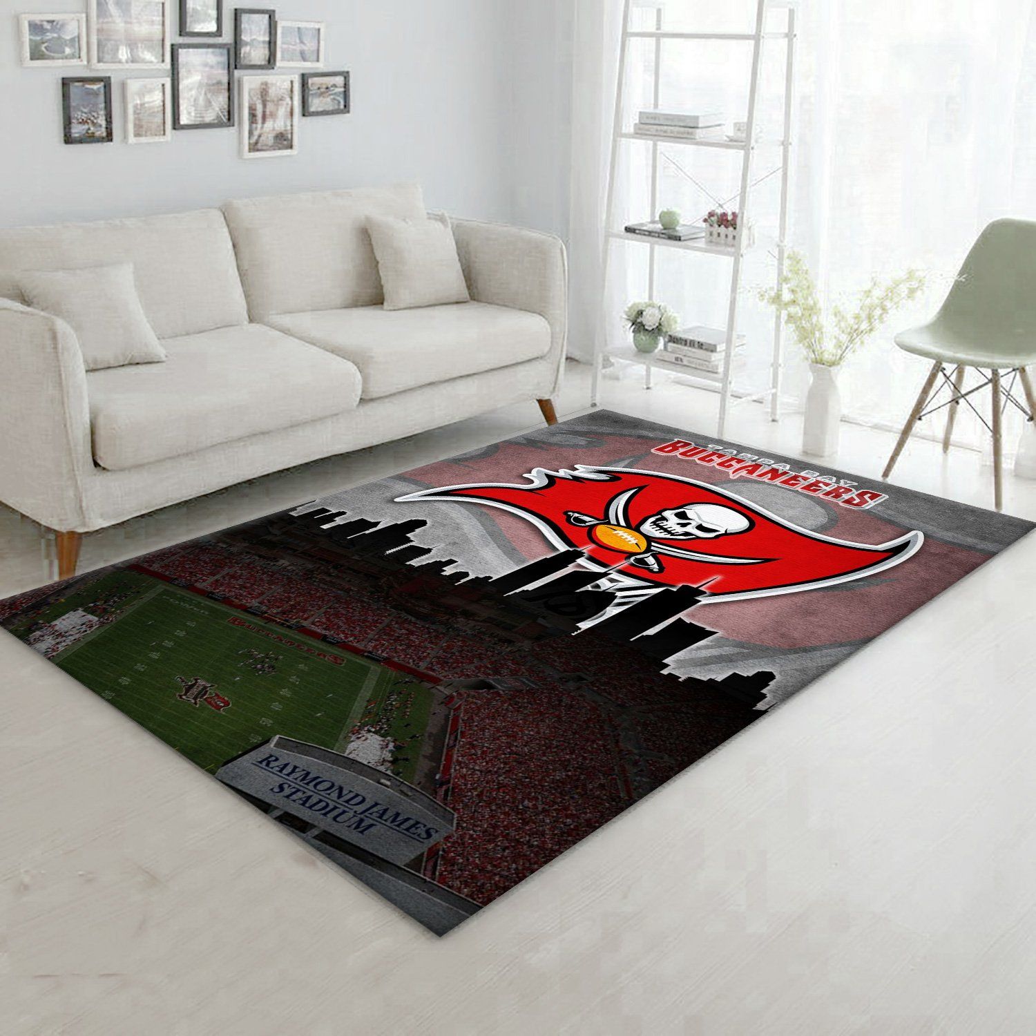 Tampa Bay Buccaneers Nfl Area Rug For Christmas Living Room Rug Floor Decor Home Decor