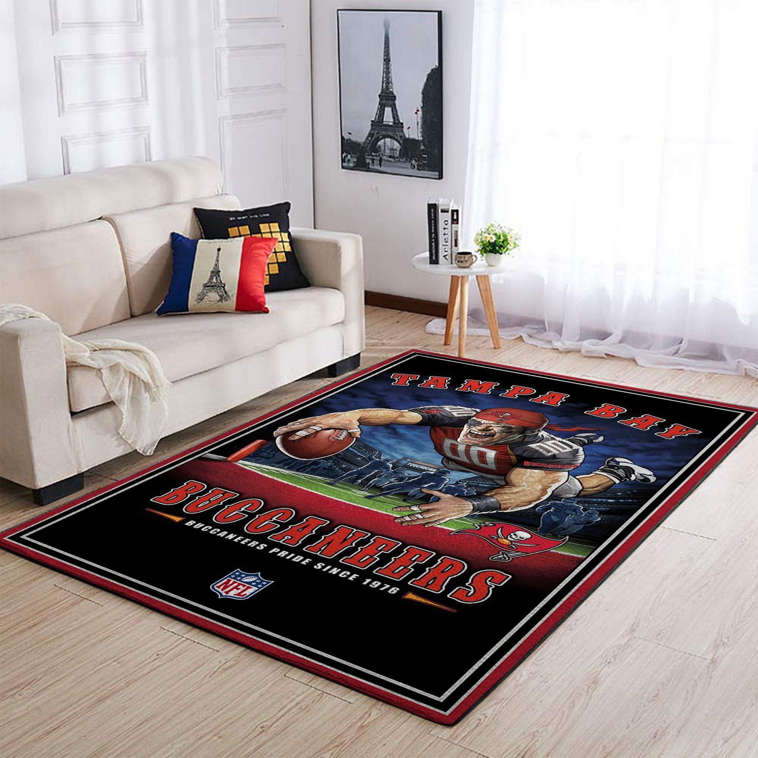 Tampa Bay Buccaneers Nfl Team Pride Nice Gift Home Decor Rectangle Area Rug