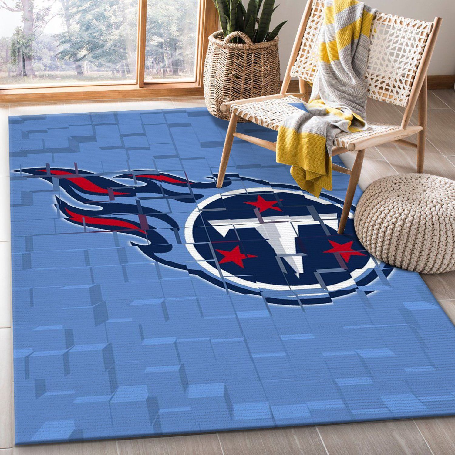 Tennessee Titans NFL Area Rug For Christmas Bedroom Rug Floor Decor Home  Decor - Travels in Translation