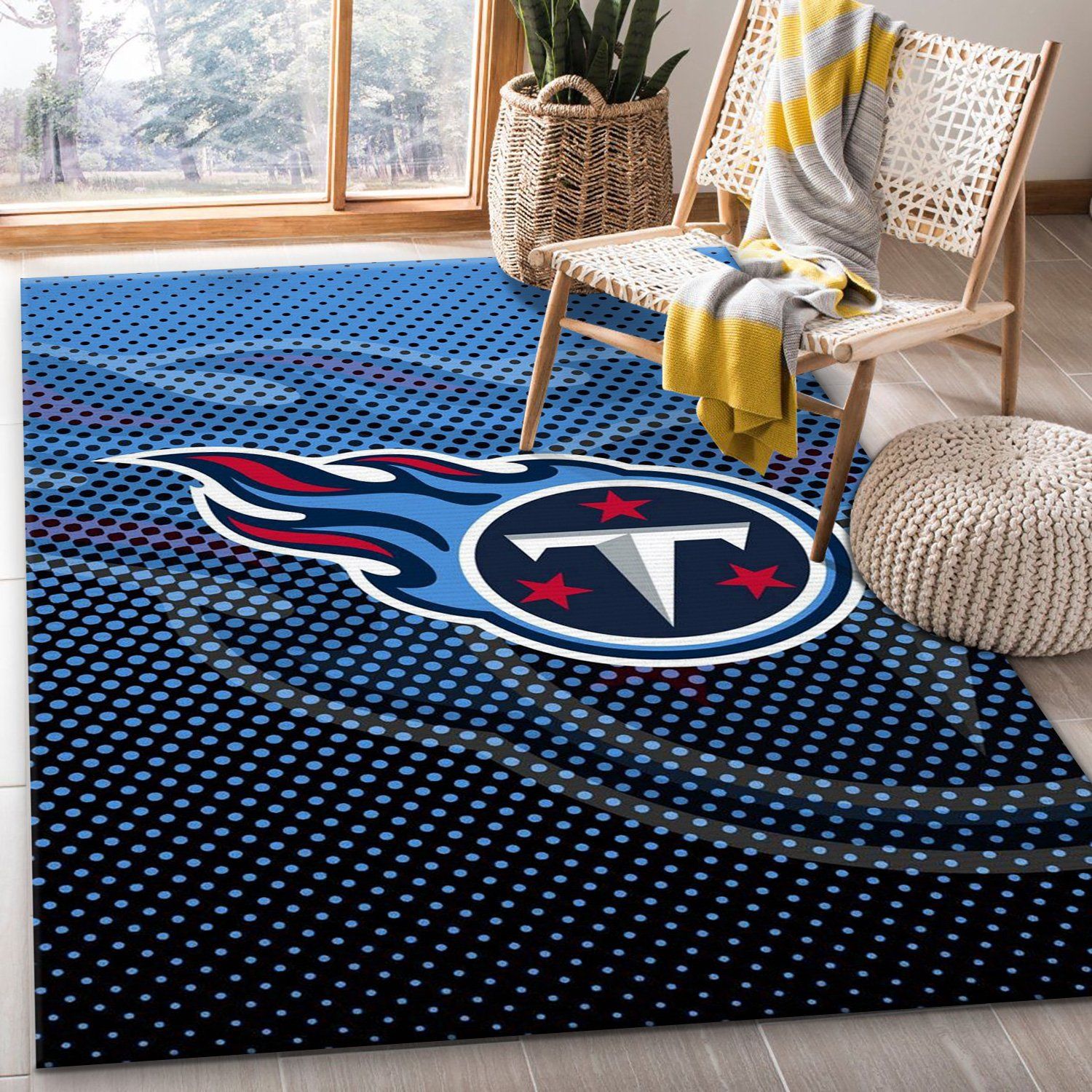 Tennessee Titans NFL Area Rug For Christmas Bedroom Rug Floor Decor Home  Decor - Travels in Translation