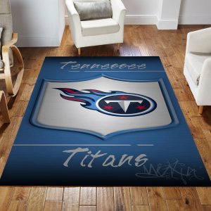 Tennessee Titans Nfl Team Logo Grey Area Rugs Wooden Style Living Room  Carpet Sports Rug Regtangle