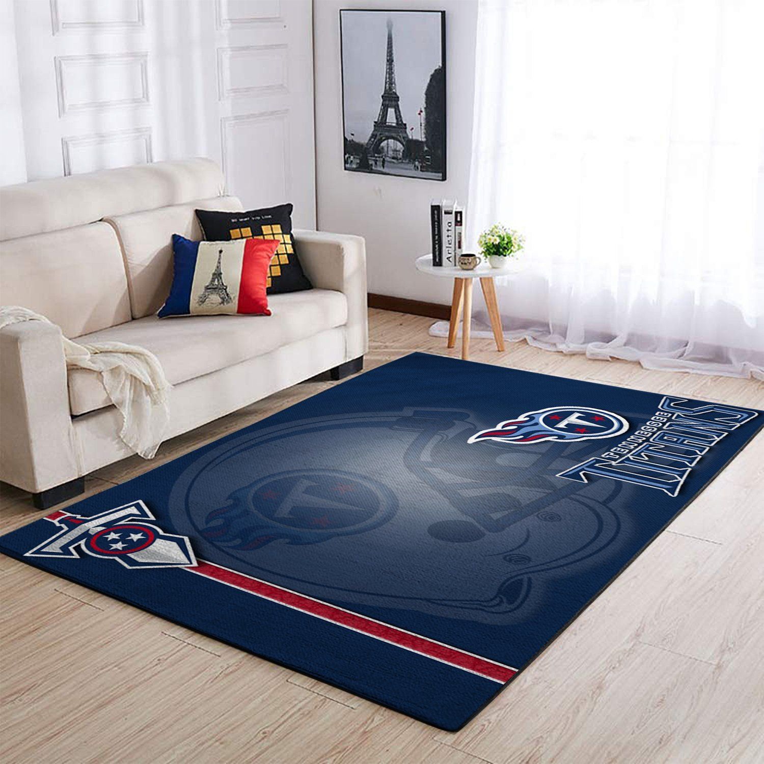 Tennessee Titans NFL Team Rug Bedroom Rug Home Decor Floor Decor