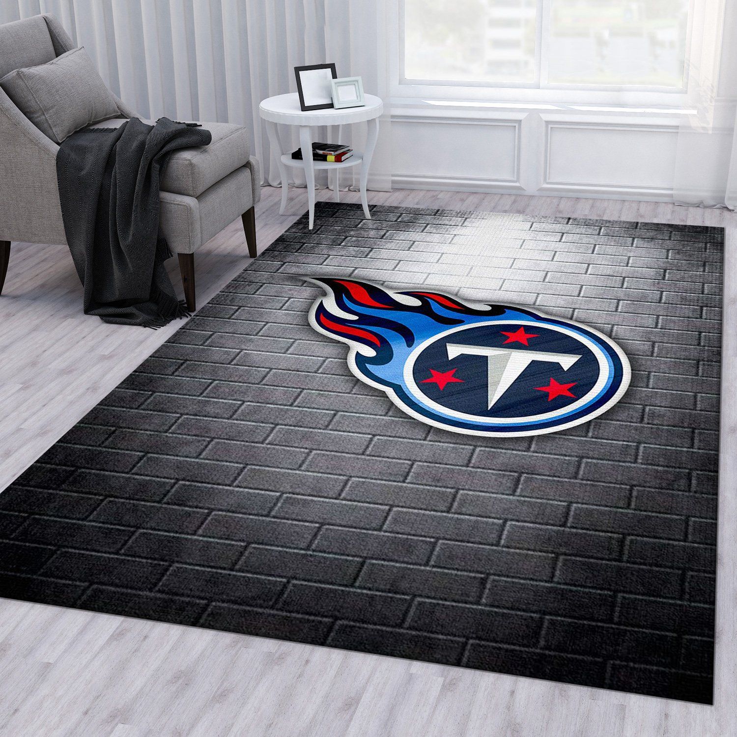 TENNESSEE TITANS HOMEFIELD RUG