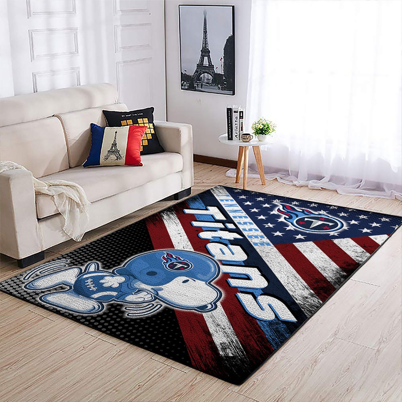 Tennessee Titans NFL Team Logo Snoopy Us Style Nice Gift Home Decor  Rectangle Area Rug - Bring Your Ideas, Thoughts And Imaginations Into  Reality Today