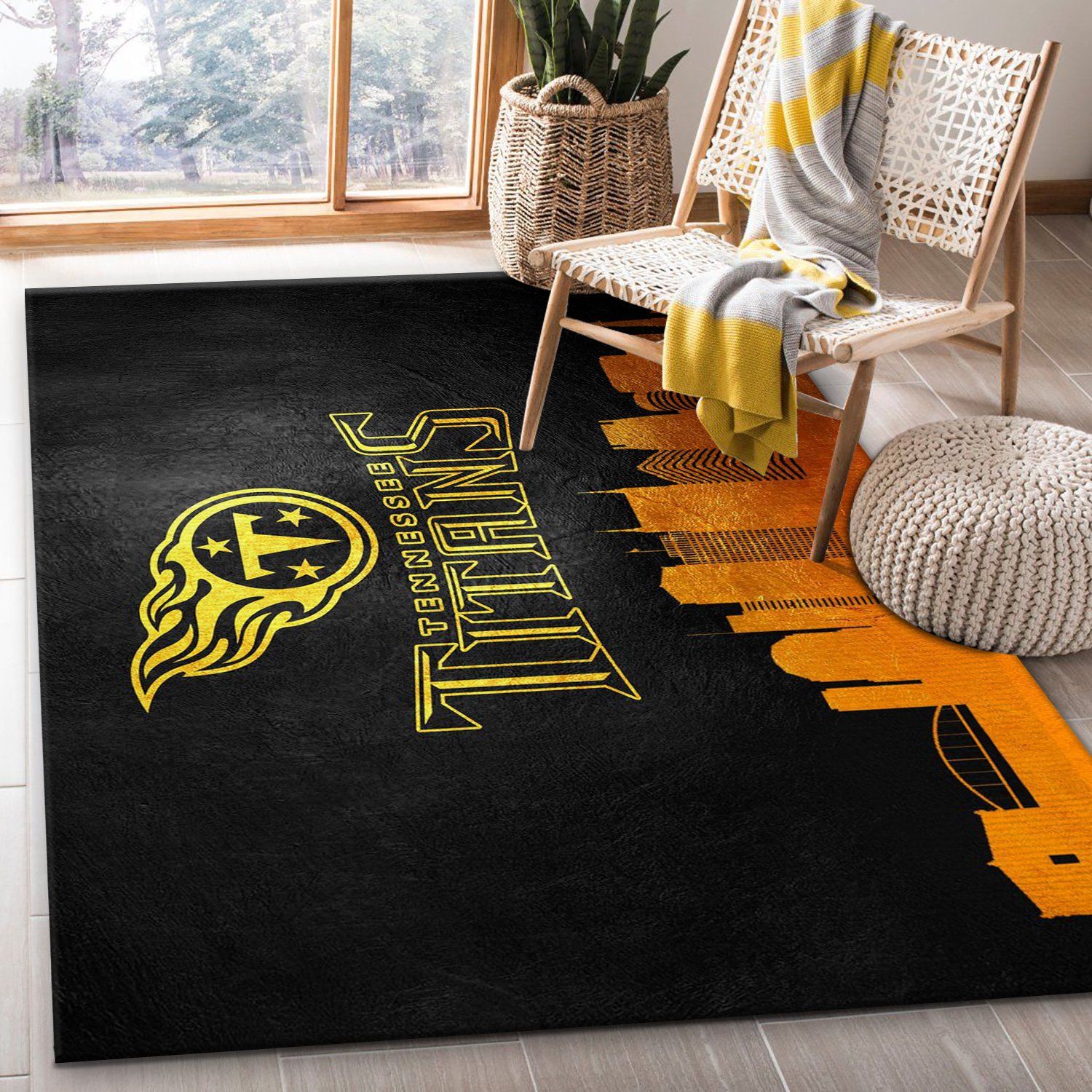 TENNESSEE TITANS HOMEFIELD RUG