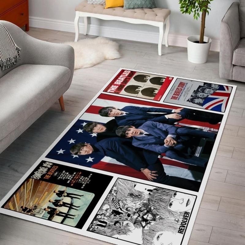 The Beatles Albums V1 Living Rooms Area Rug For Christmas, Kitchen Rug, Family Gift US Decor