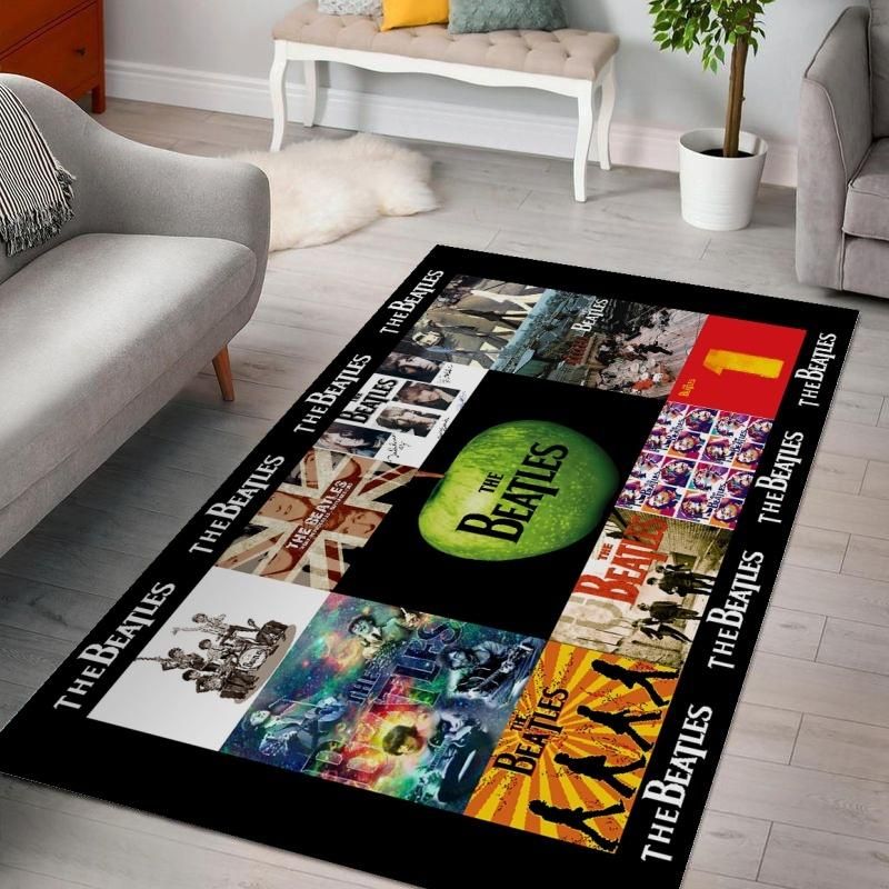 The Beatles Albums V2 Living Rooms Area Rug, Kitchen Rug, Christmas Gift US Decor