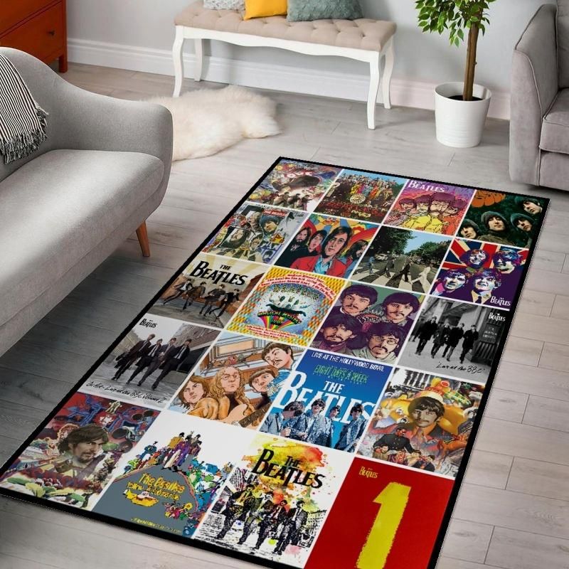 The Beatles Band Living Rooms Music Band Area Rugs, Bedroom, US Gift Decor