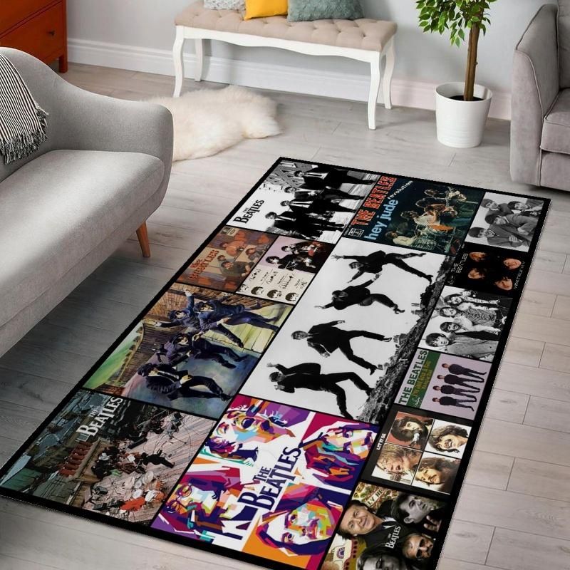 The Beatles Living Room Area Rug Carpet, Kitchen Rug, US Gift Decor