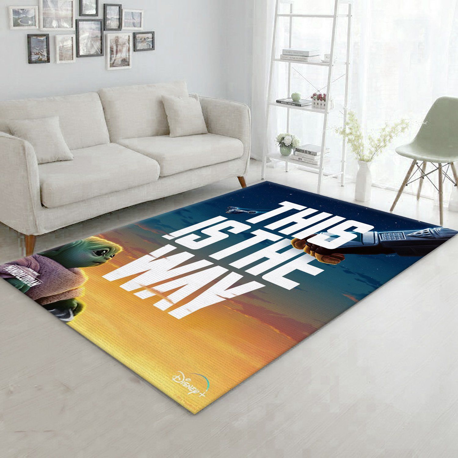 This Is The Way Area Rug Bedroom Rug US Gift Decor