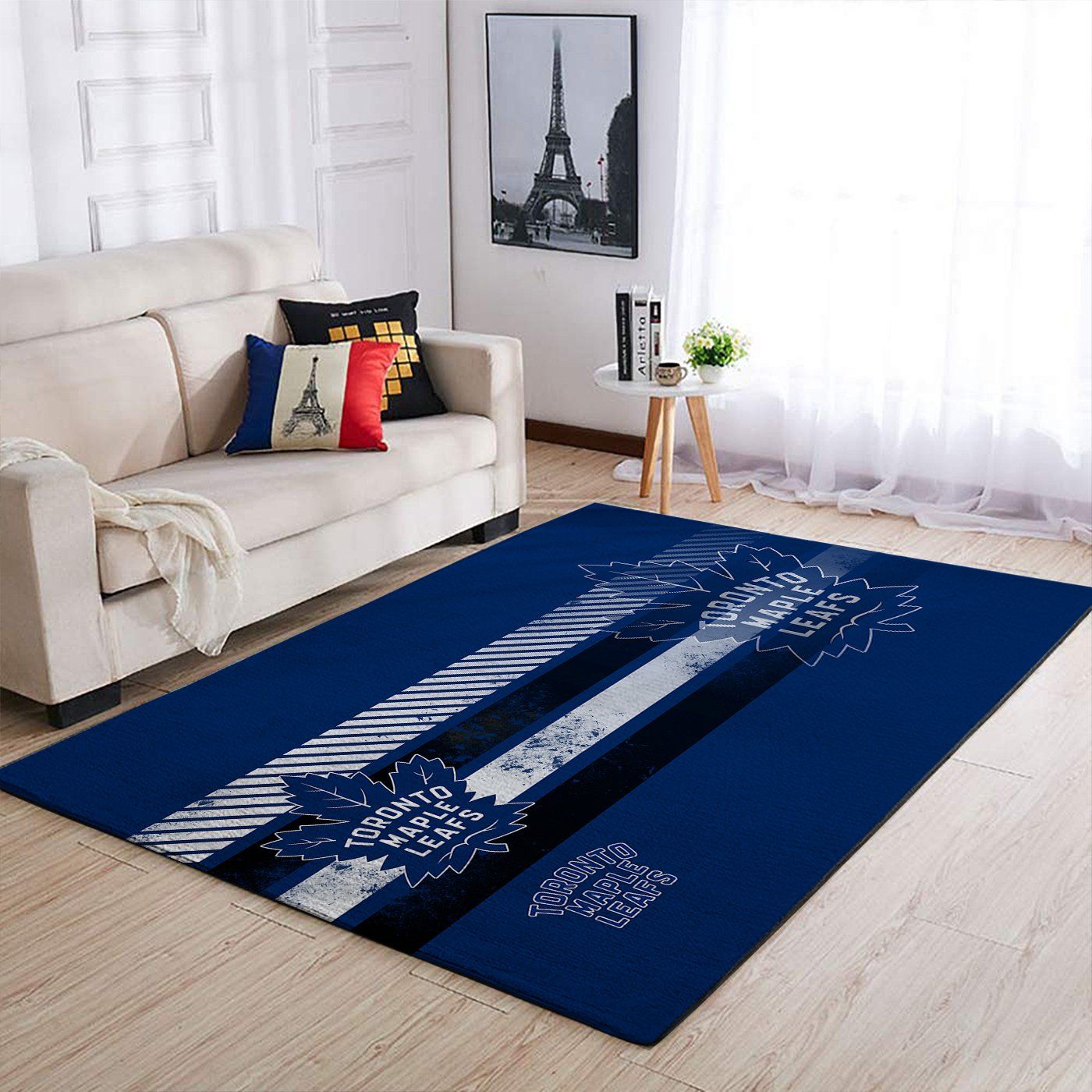 Toronto Maple Leafs Nhl Team Logo Nice Gift Home Decor Rectangle Area Rug