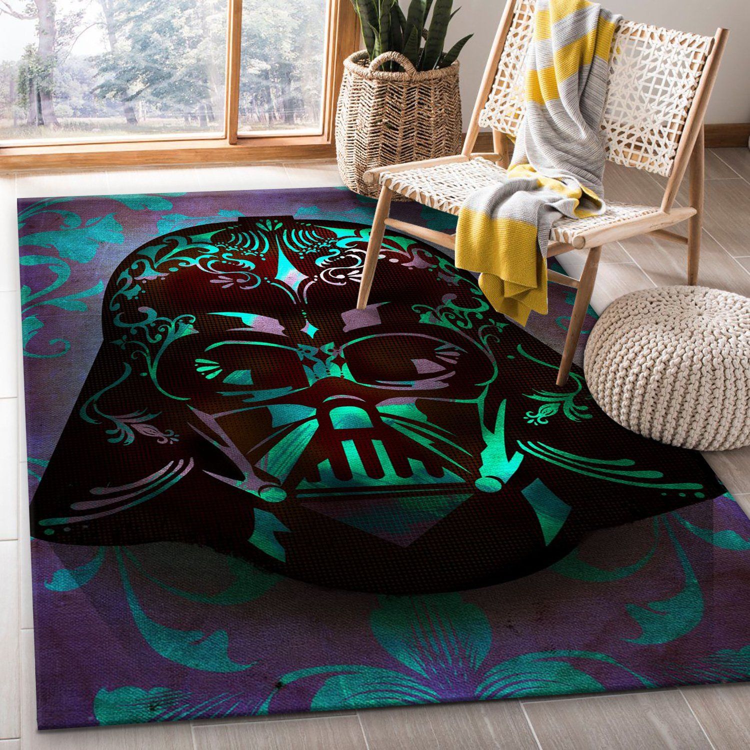 Vader Fluid Rug Star Wars Visions Of Darth Vader Rug Floor Decor Home
