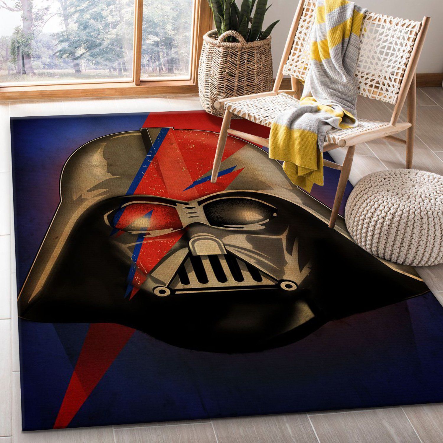 Vader Ziggy Area Rug Star Wars Visions Of Darth Vader Rug Family Gift US Decor